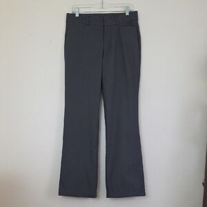 Dockers Dark Gray Straight Leg Pants Womens 8